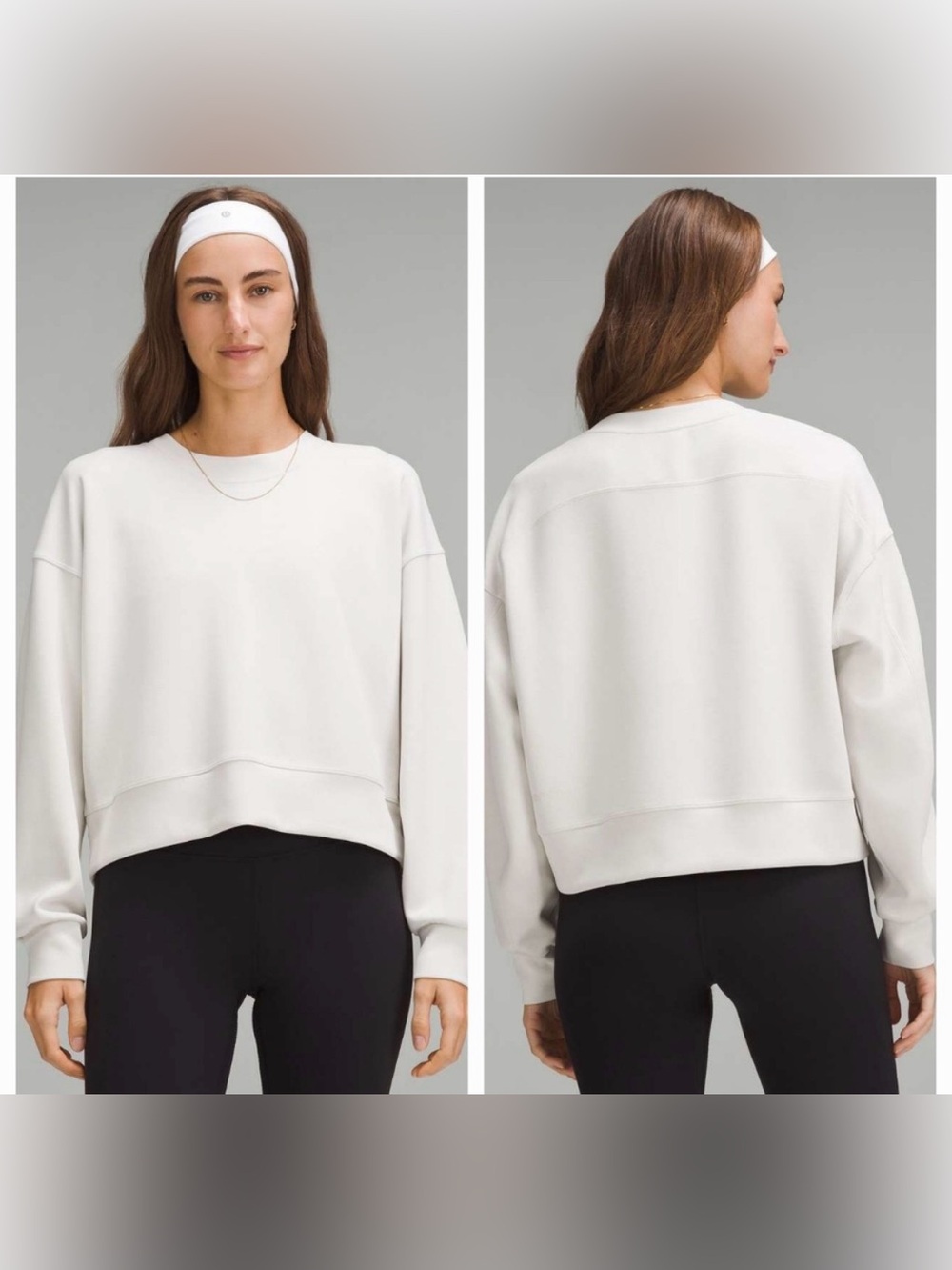 Softstream perfectly oversized cropped crew